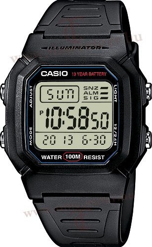 Casio W-800H-1A karóra